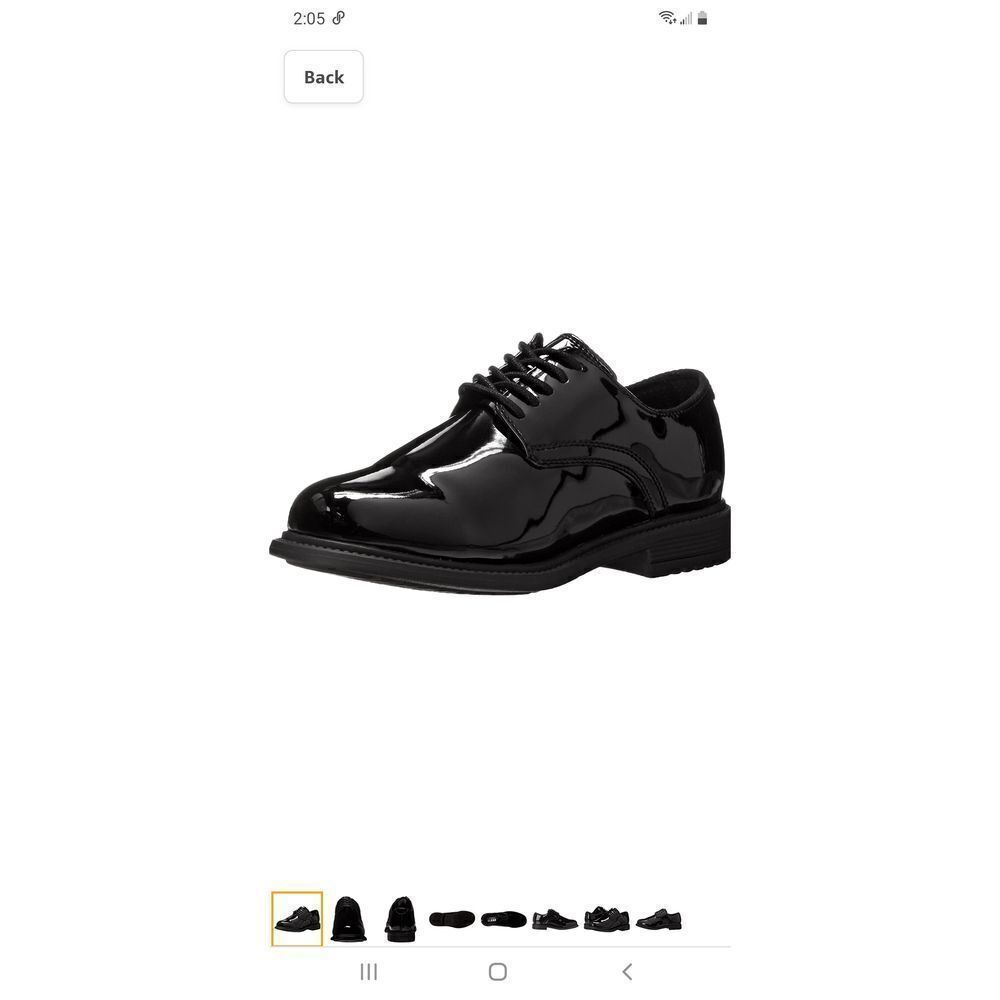 New Men's Size 9W Black Original S.W.A.T. Classic Dress Oxford Work Shoes